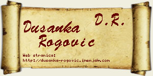 Dušanka Rogović vizit kartica